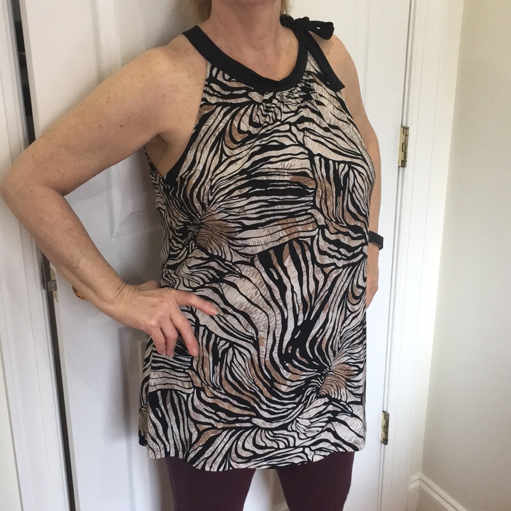 Brown & Tan Tank Top